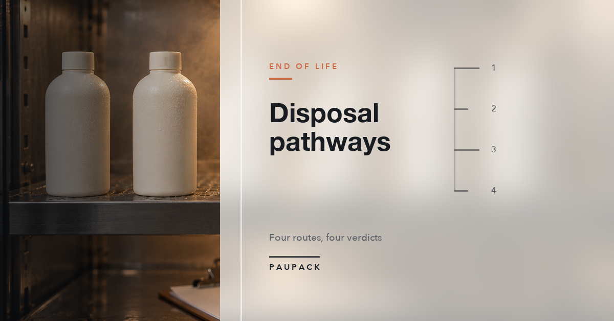 Compostabilidad de las botellas de PLA: ¿Dónde se descompone? | PauPack