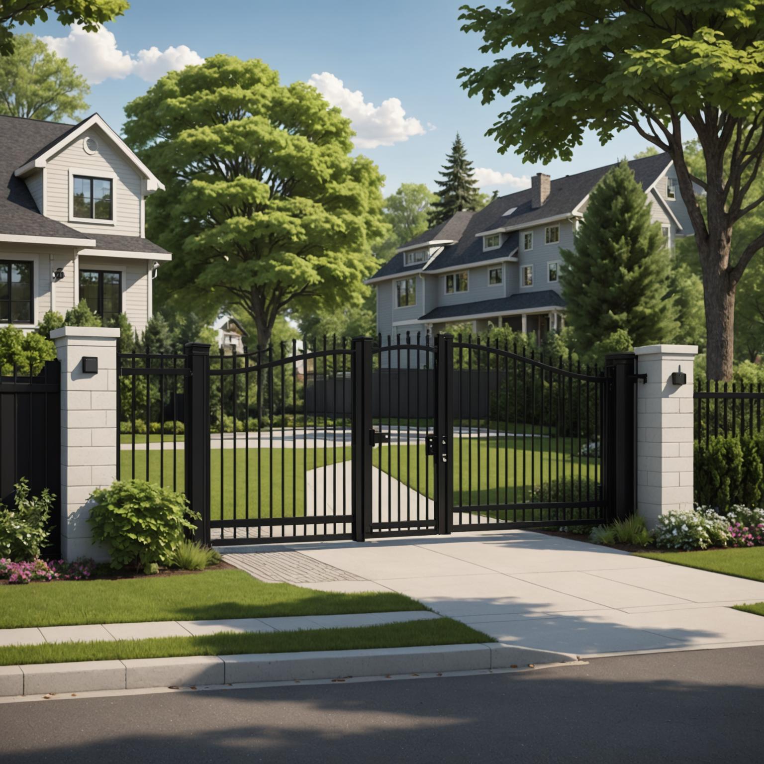 Flat Top Tubular Fence