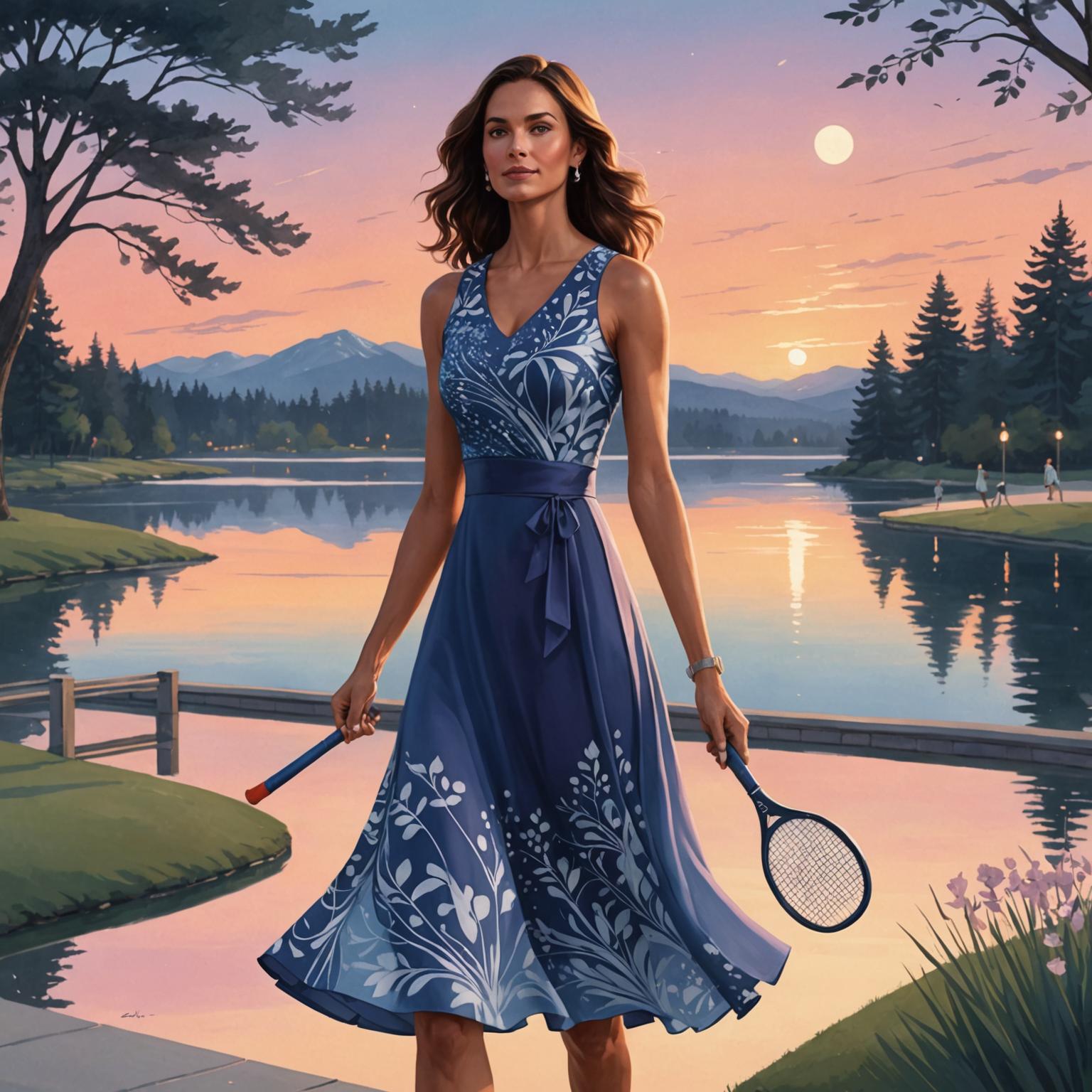 Elegance of Twilight Breeze Dress & Selkirk Luxx