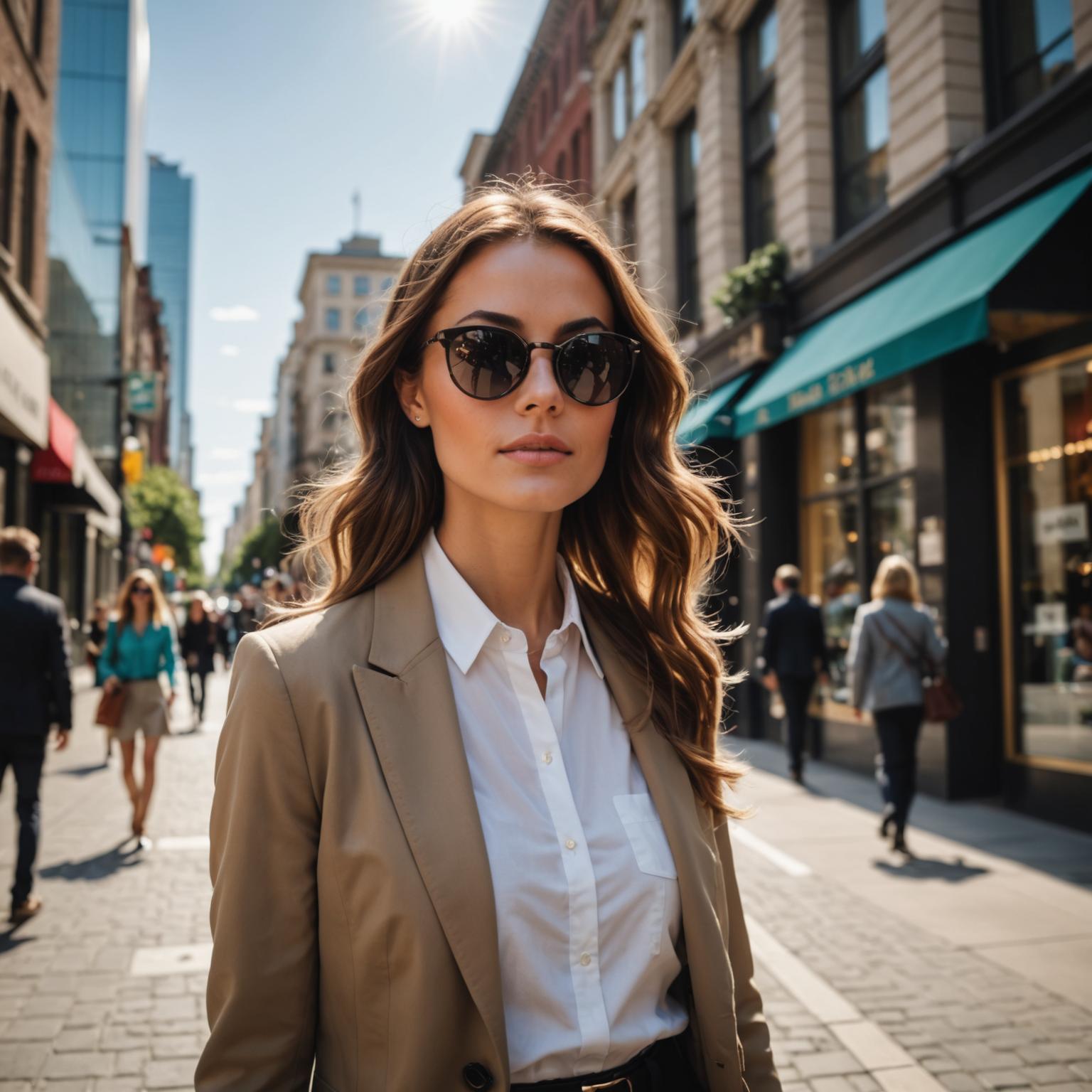 세련된 패션 선글라스로 당신의 룩을 한층 더 돋보이게 하세요