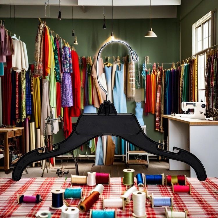 From our Shanghai factory with 23 years of production experience comes the KR - 497 plastic hanger. At 10 inches, it's designed specifically for hanging kids' tops. Clothing companies around the world purchase these hangers to package and sell their children's clothes. A great solution for presenting your kids' fashion line.还能定制烫金LOGO