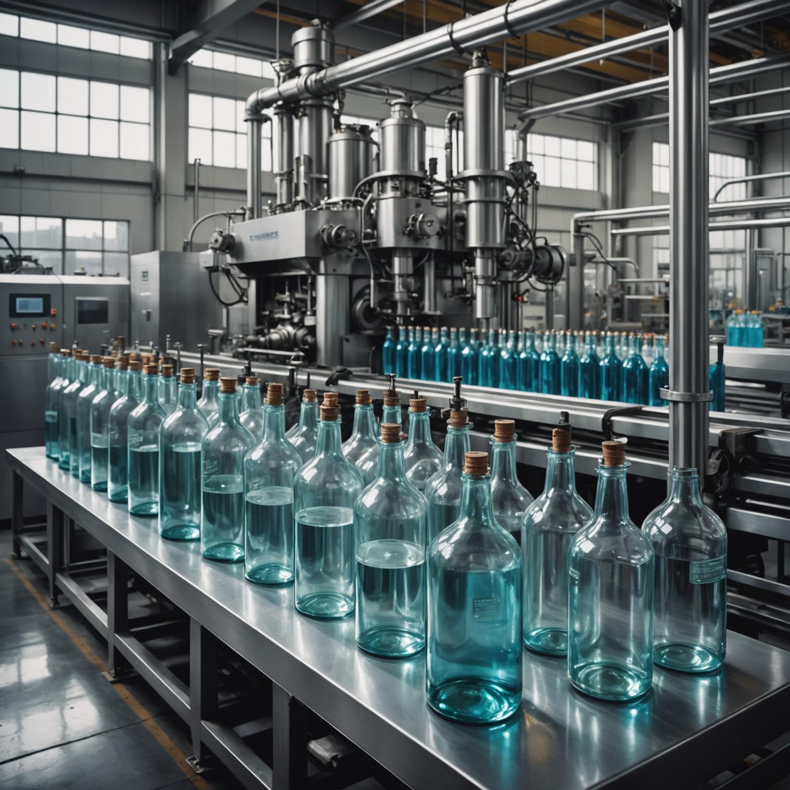 glass bottle surface treatment