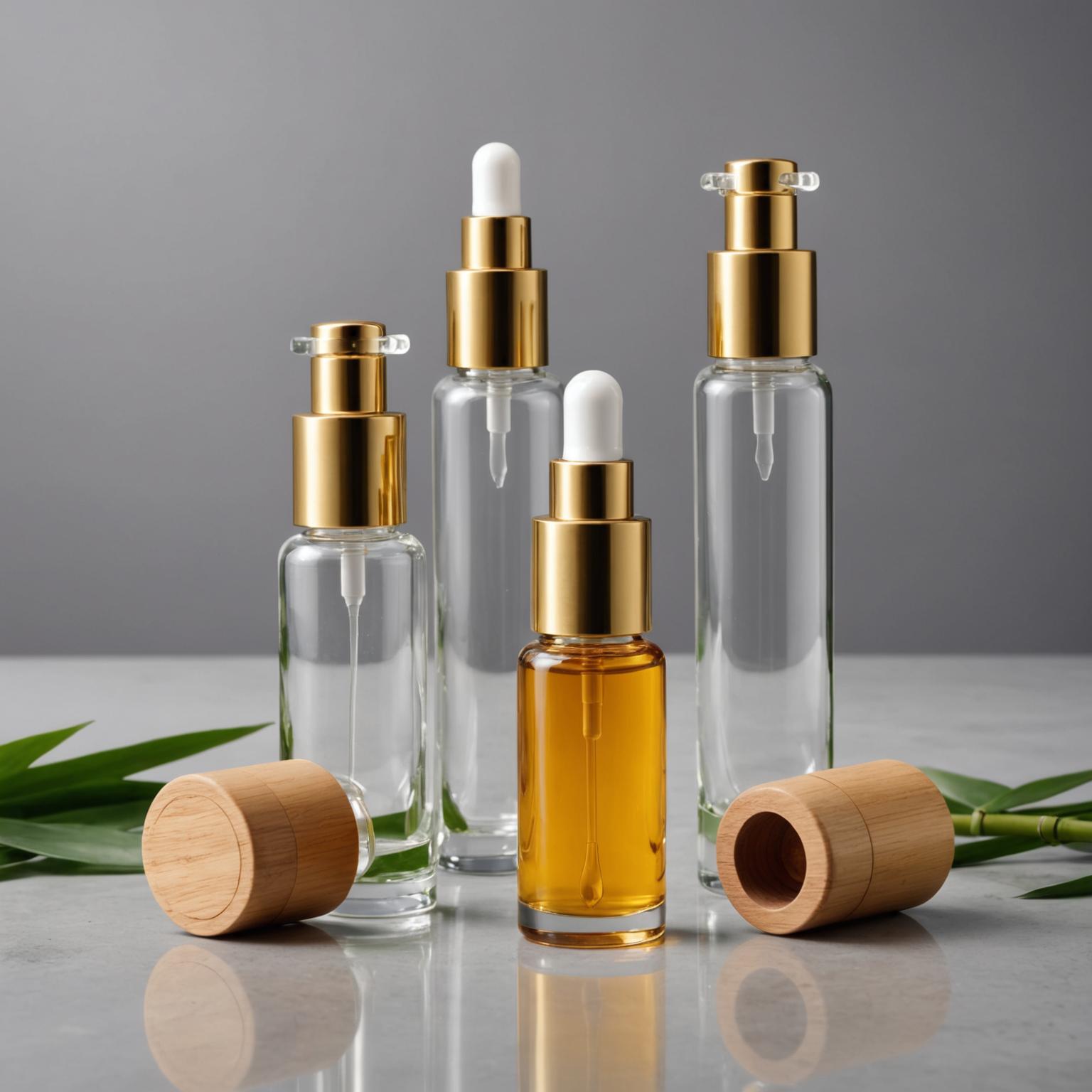 innovative glass bottle design, glass packaging solutions, aesthetic bottle design, functional glass packaging