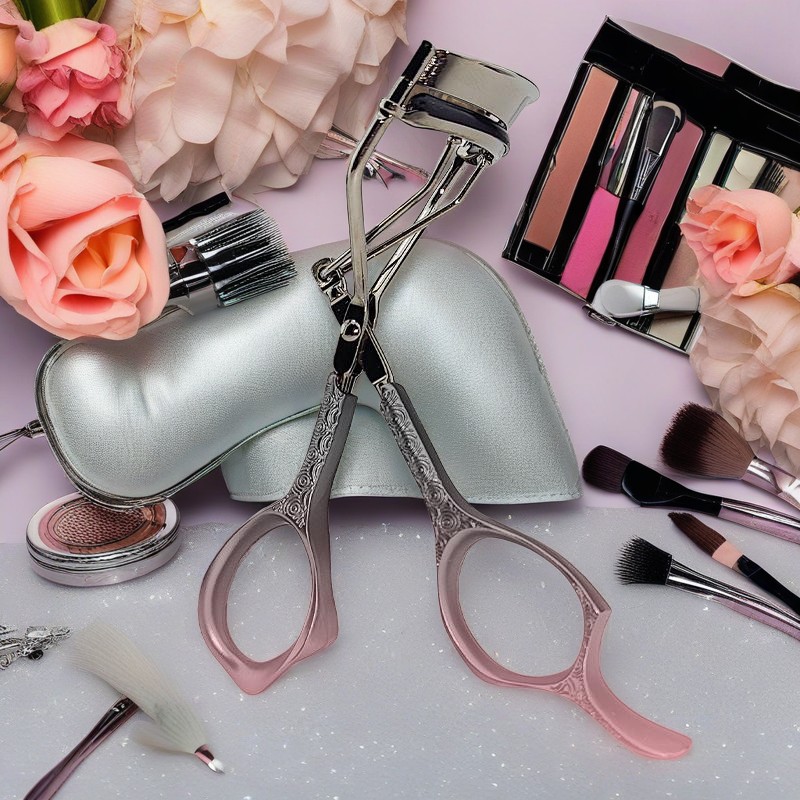 High end eyelash curler, retro metal handle
