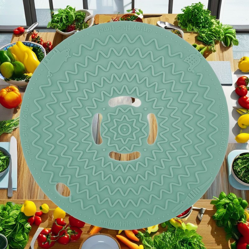 现代硅胶垫:喂食、烹饪等