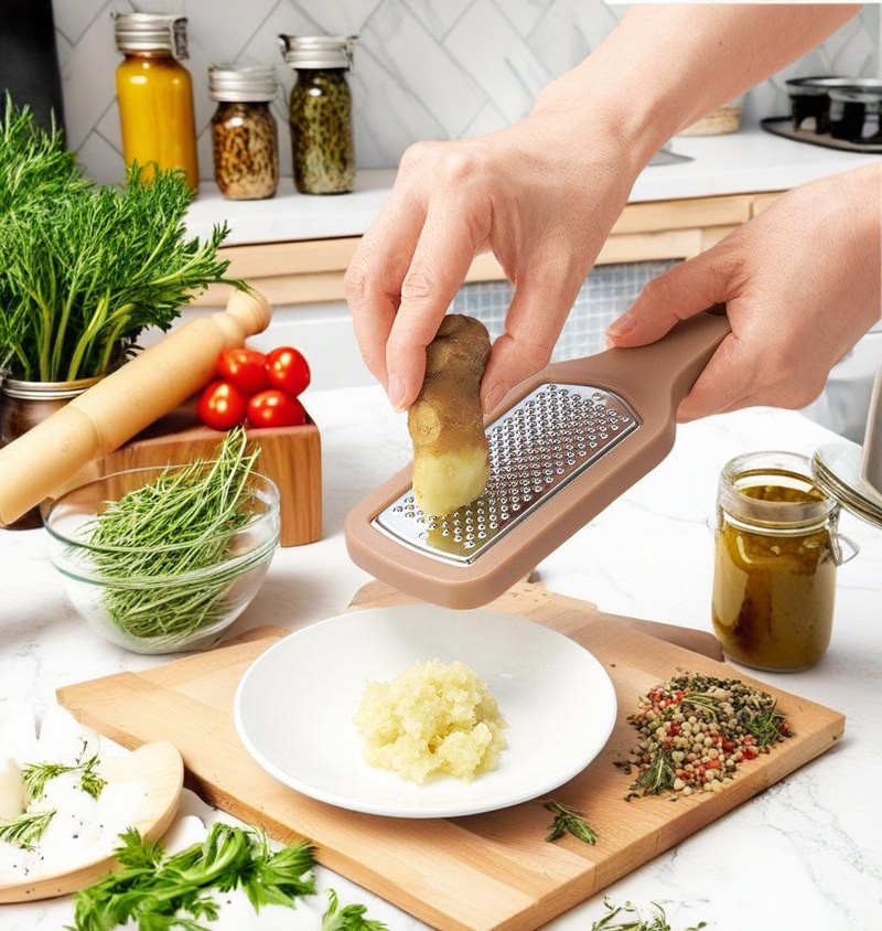 Essential vegetable slicer and correct cooking grater