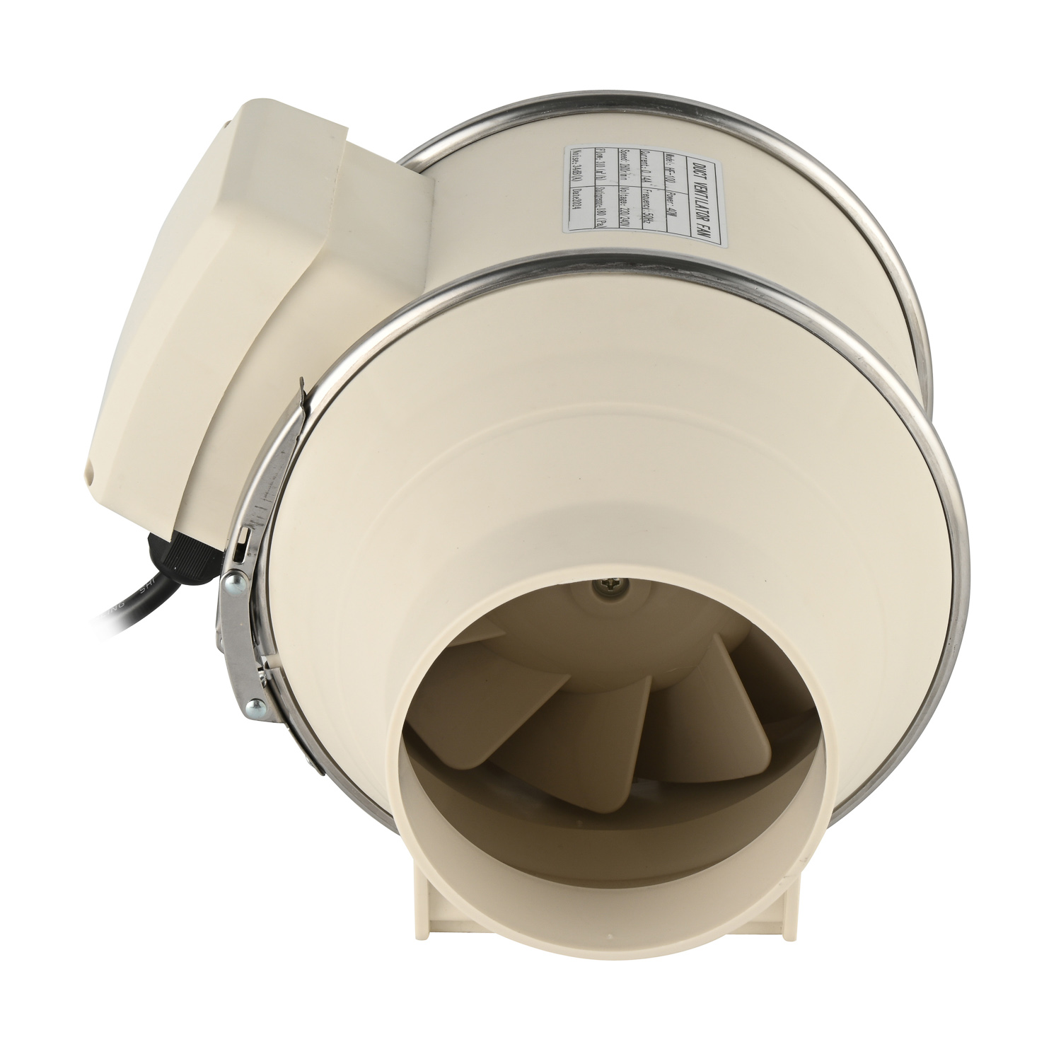 Mejorar la ventilación con ventilador de tubo en línea
