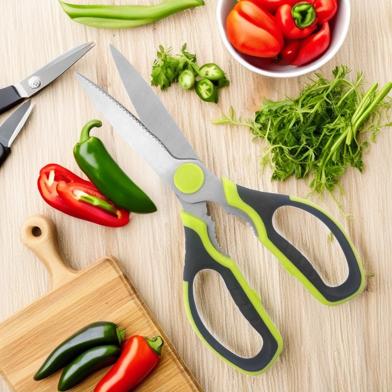 مقص مطبخ متعدد الوظائف: متعدد الاستخدامات وأنيقة