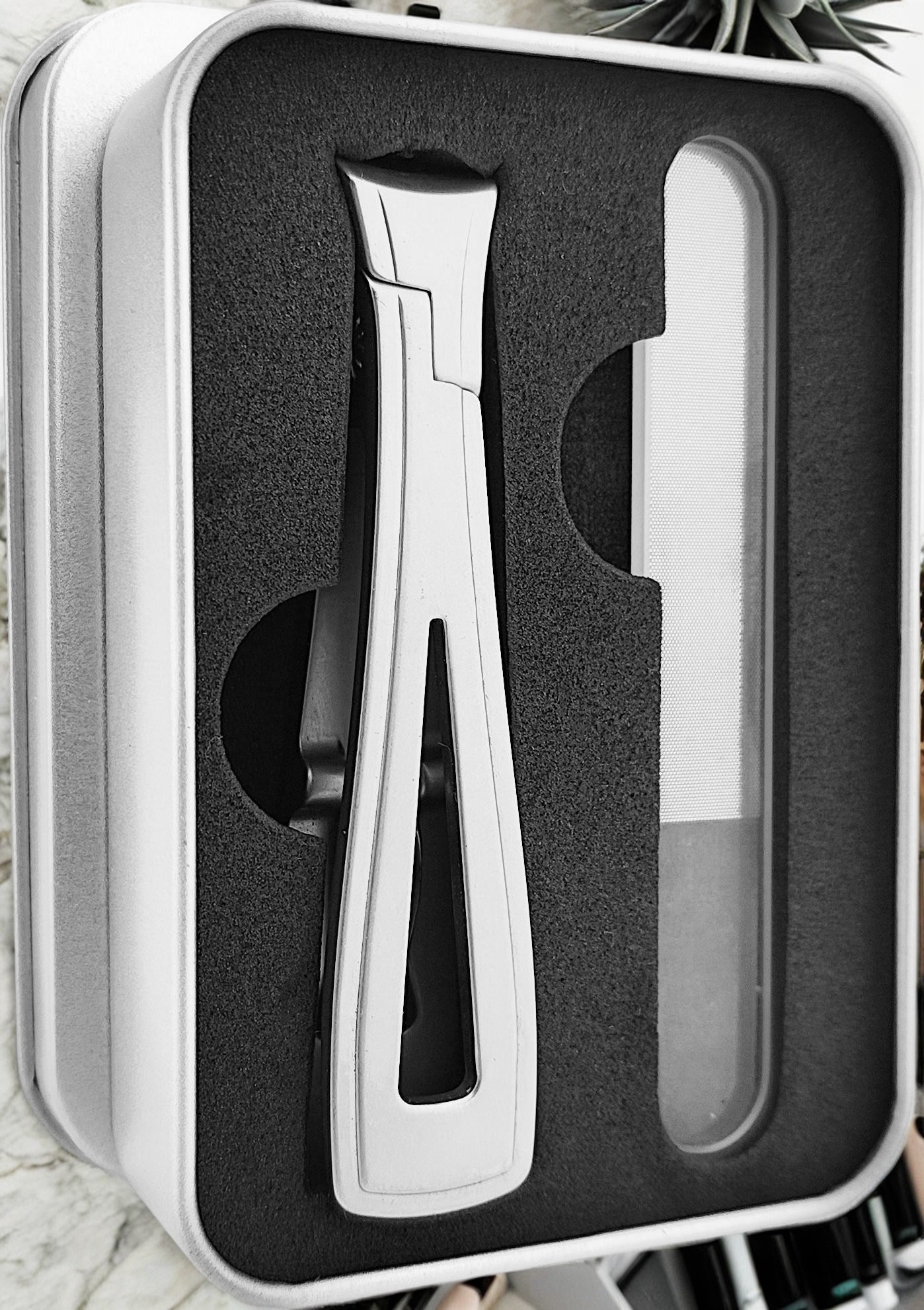New Technology Nail Clipper, Metalurgia de polvo, moldura integrada de tecnología militar, mayor densidad y duración duradera