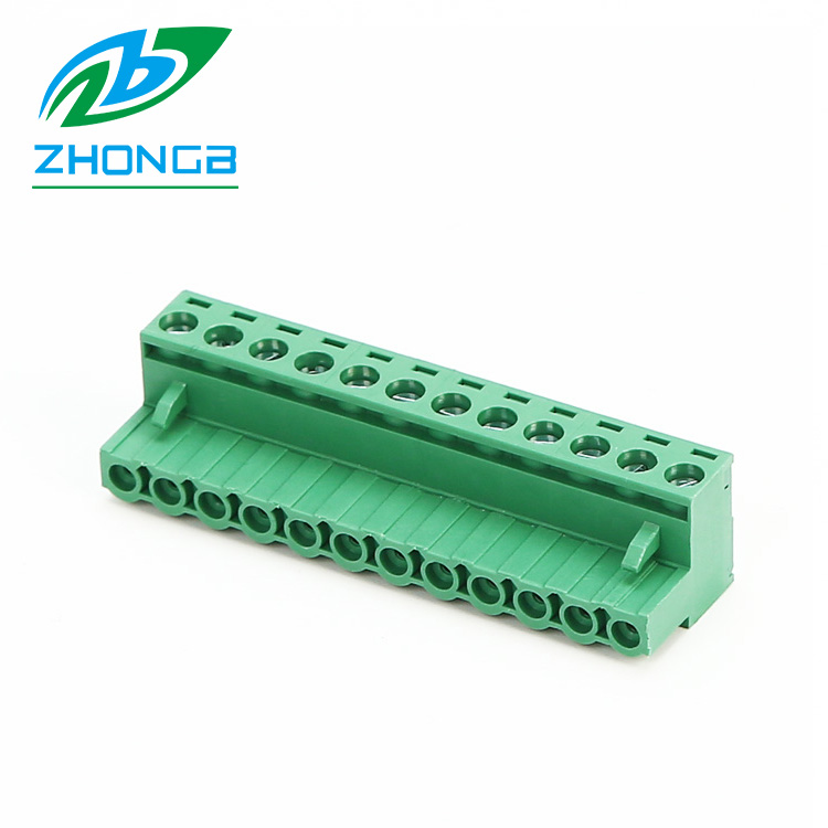 Plug-in terminal block