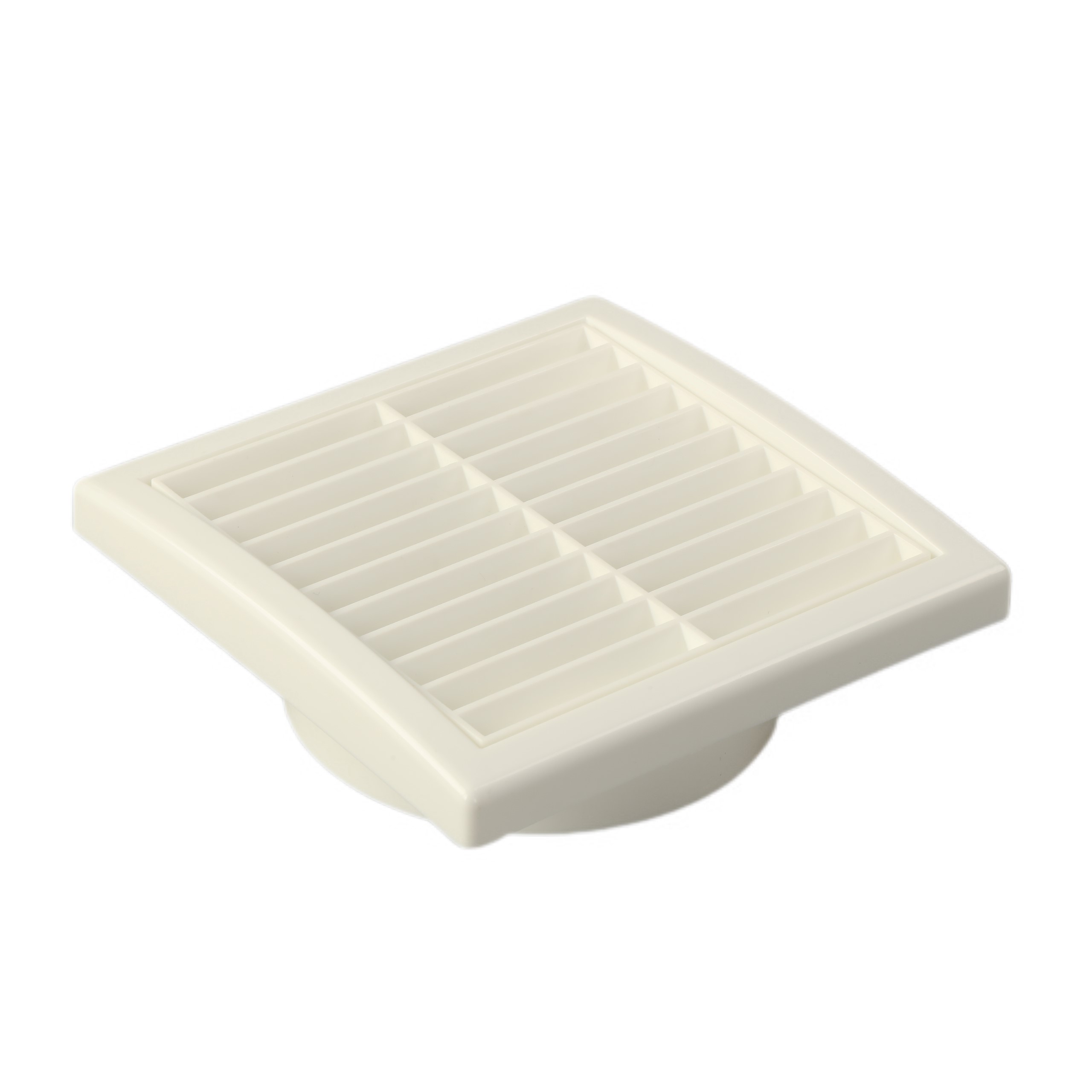 Wall Fan Mountable Plastic Air Vent Round Square Grille Ventilation Duct