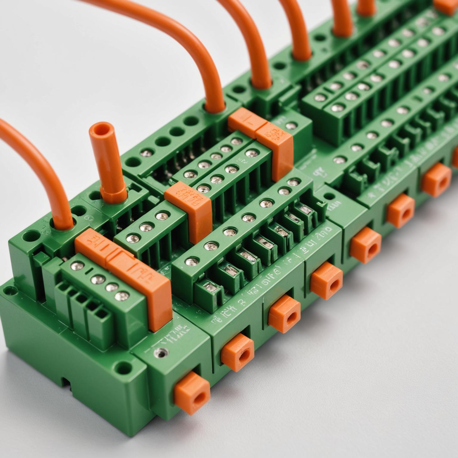 Spring clamp terminal block, spring terminal block, wire terminal block, spring loaded terminal block