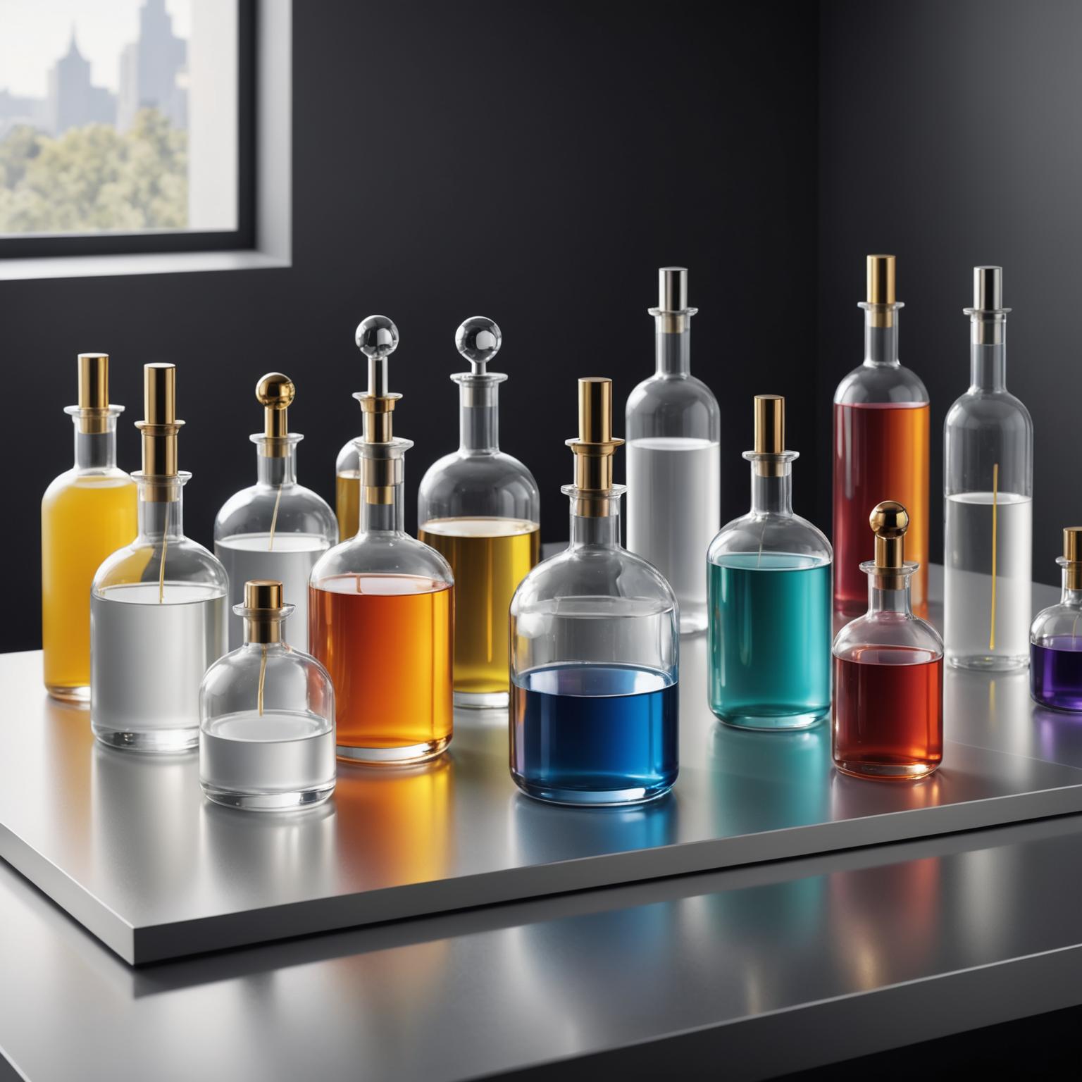 Chemical Glass Bottle