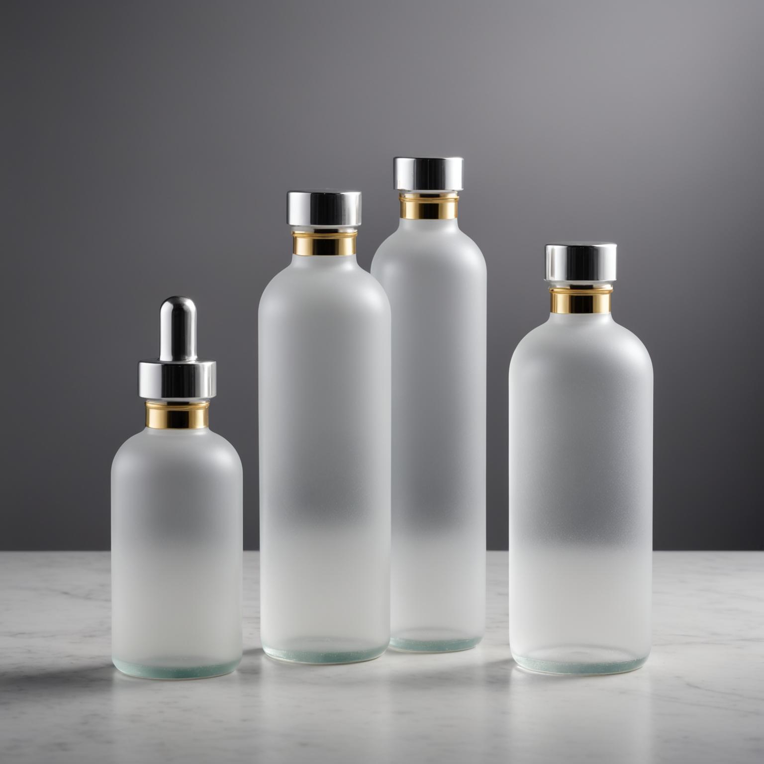 Chemical glass bottle