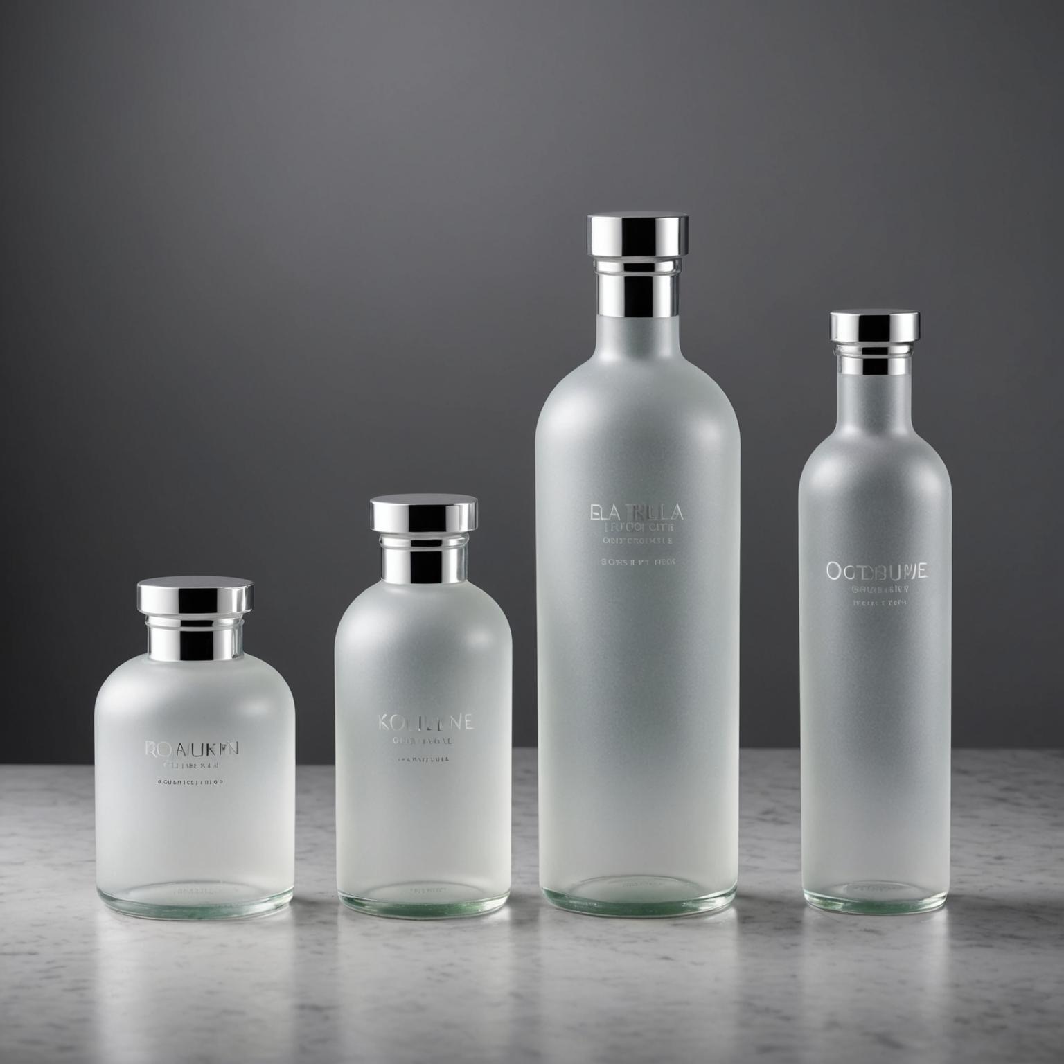 Chemical glass bottle