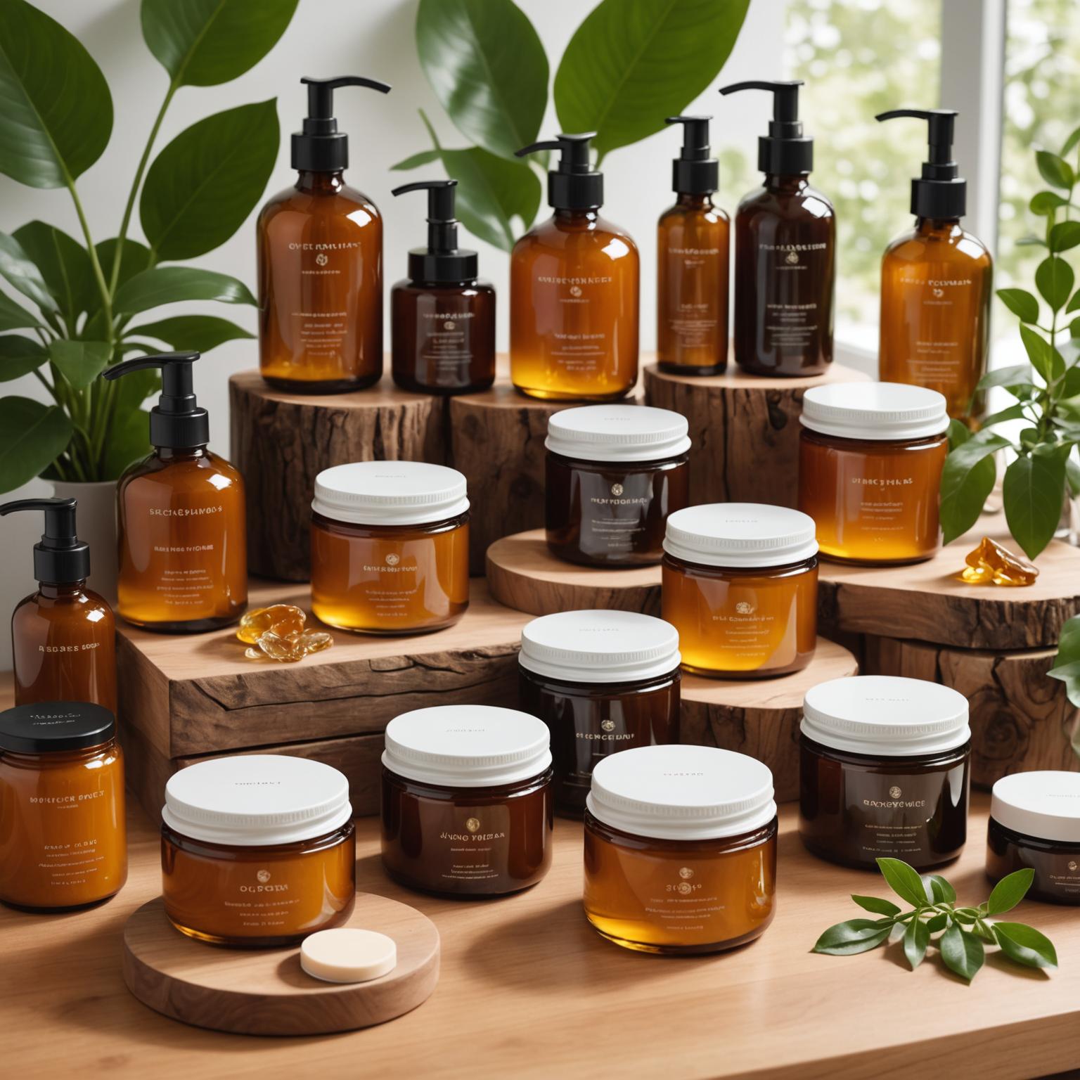 Amber Cream Can: Elegance in Skin Care Storage