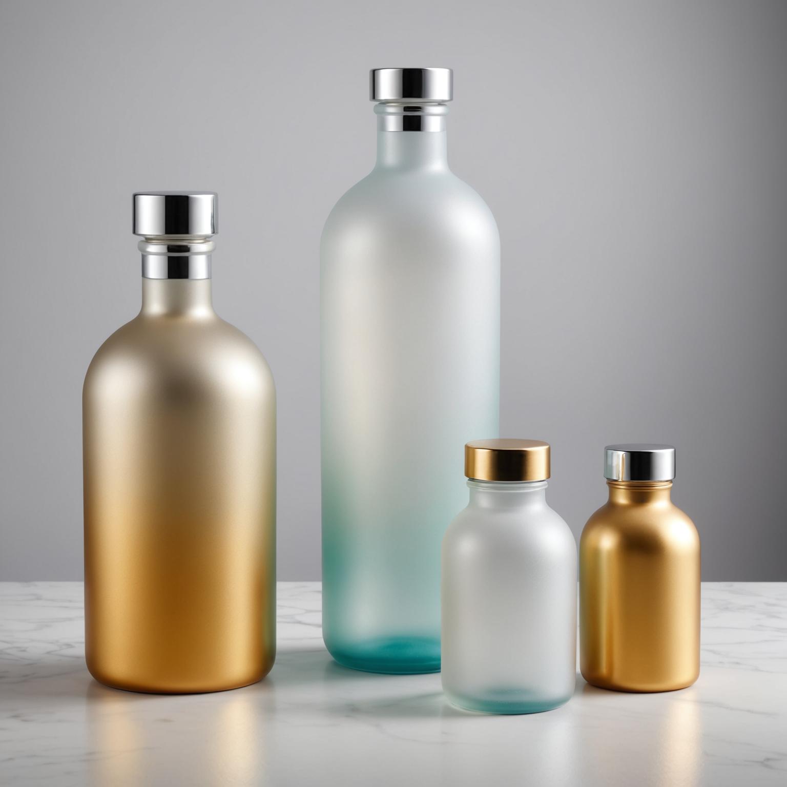 Chemical glass bottle