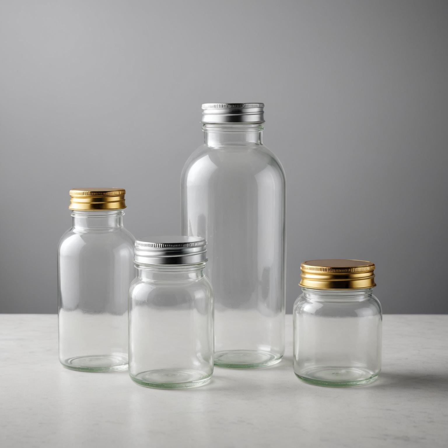 Chemical glass bottle