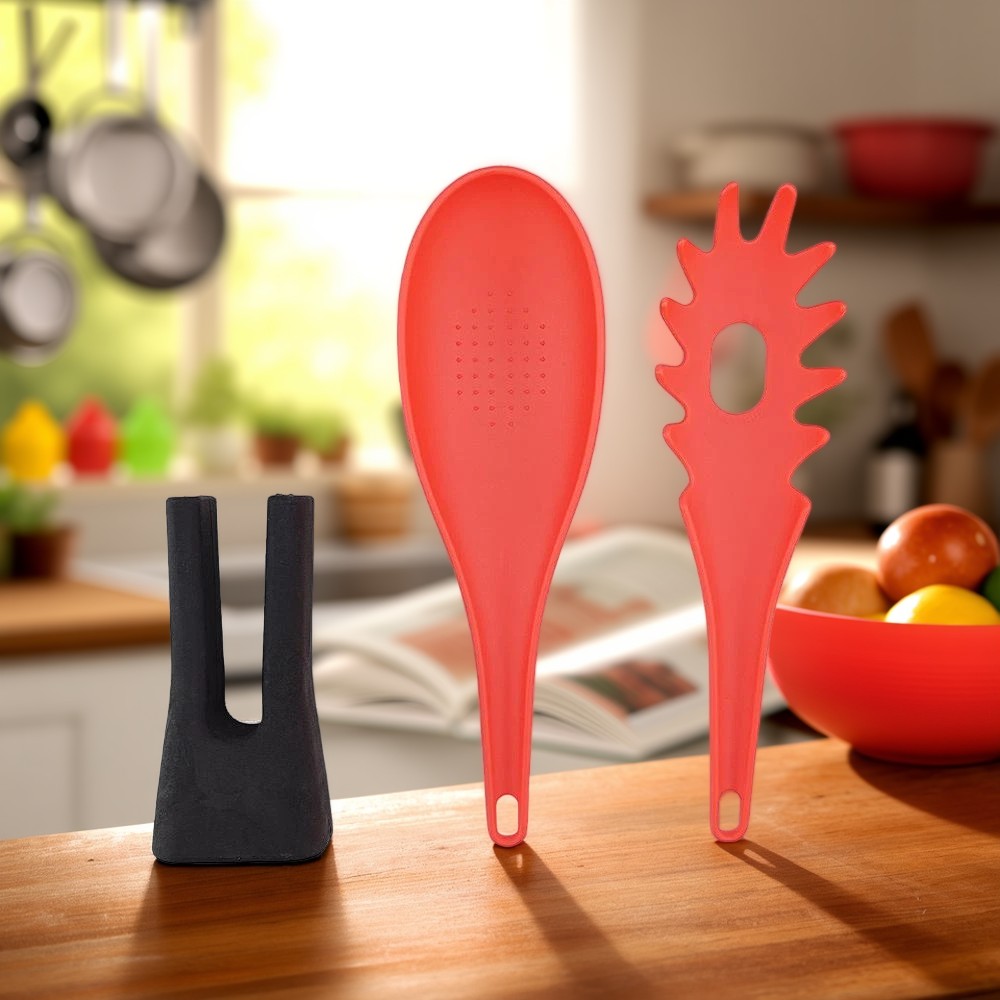 قم بتحويل الطهي بالكامل باستخدام مجموعة سيليكون ثنائية الأدوات