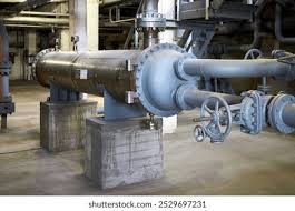 Person standing in a factory with machinery in the background
