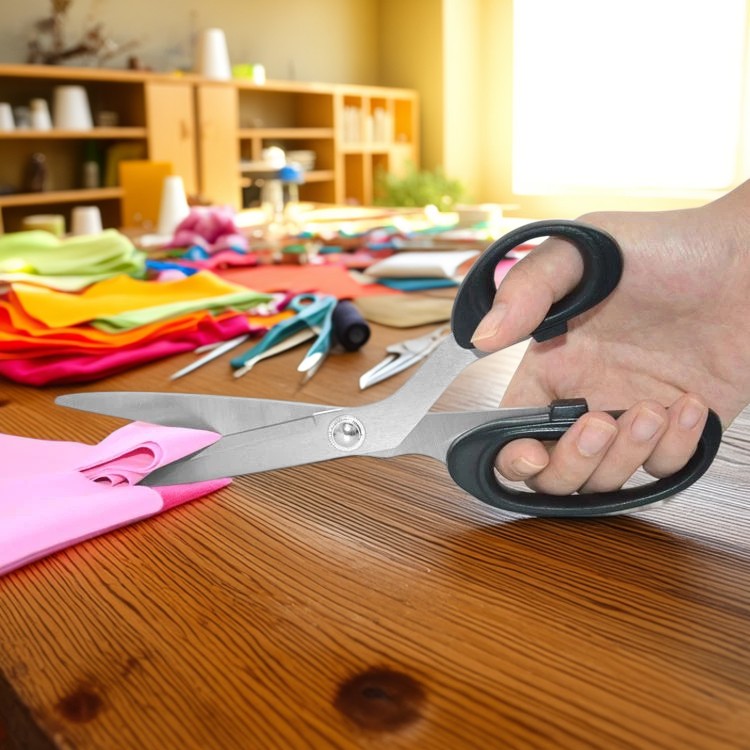Descubra tesoura de alça de alça de plástico de alta qualidade