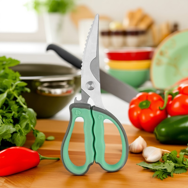 Ultimate Scissors de cocina de acero inoxidable: herramienta versátil