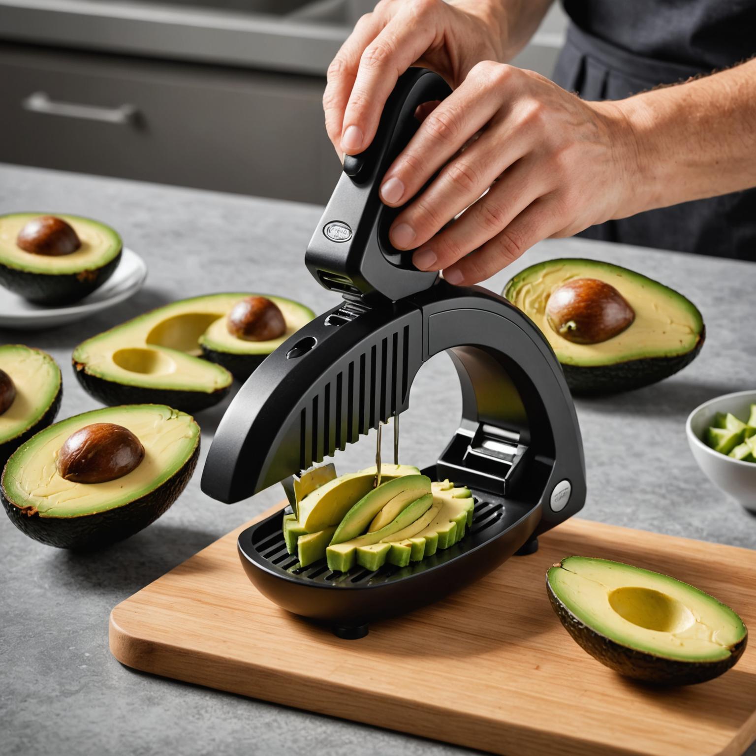 3 in 1 avocado cutter, plastic avocado knife, avocado slicer tool