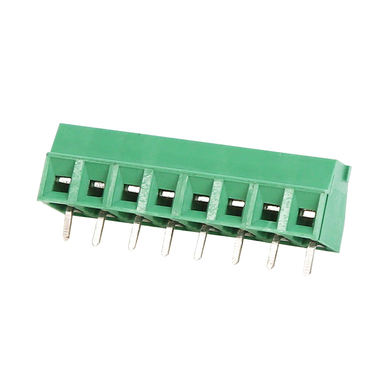 ZB128-3.5, 381-3.5, 2-xxP, 180 degrees, straight pins