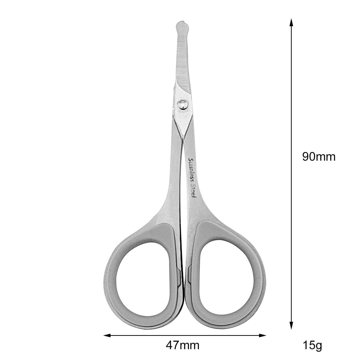 nose hair scissors supplier blade alignment and ergonomic handle sample