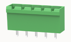ZB2EDGVC-5.08,2EDGVC-5.08,ZBF400VC,180 degrees, straight pins, 2-xxP