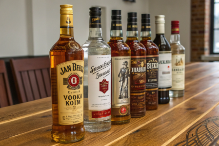 What are the Distinctions among Vodka, Rum, and Whiskey