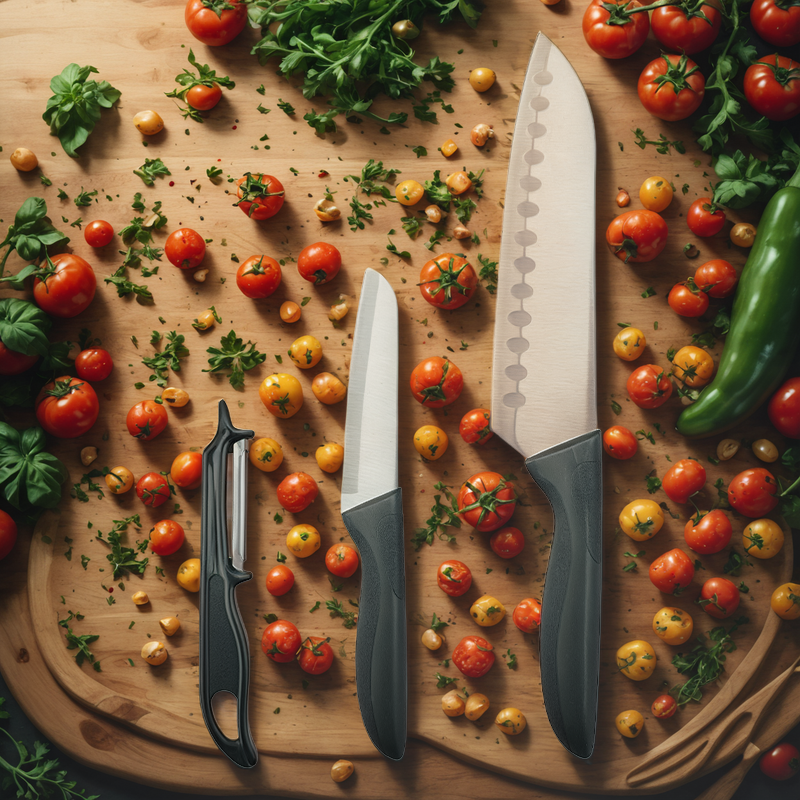 3-piece knife set, kitchen knife set, kitchen essentials
