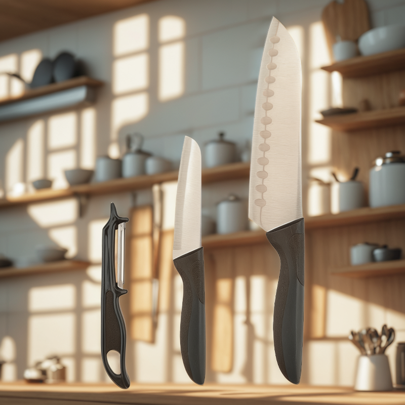 3-piece knife set, kitchen knife set, kitchen essentials