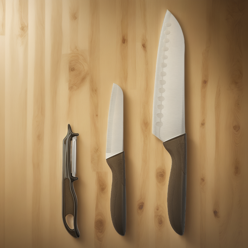 3-piece knife set, kitchen knife set, kitchen essentials