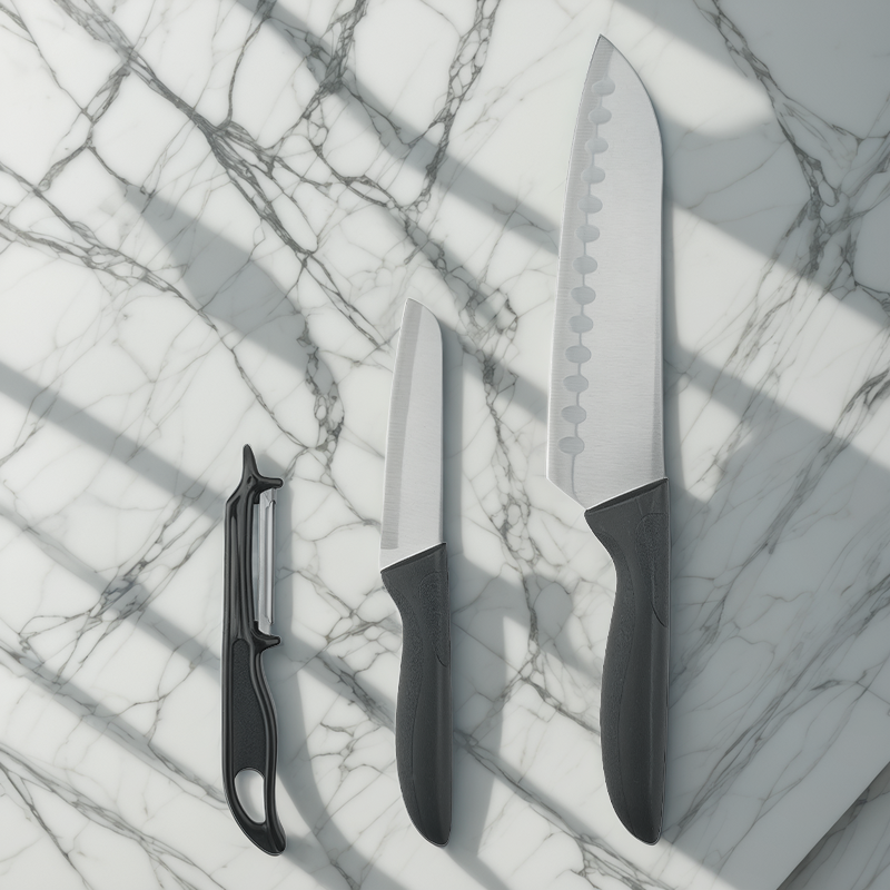 3-piece knife set, kitchen knife set, kitchen essentials