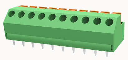 ZB237V-5.08 , 237V-5.08 , ZBM637V , 180 degrees, straight pins, 2-xxP