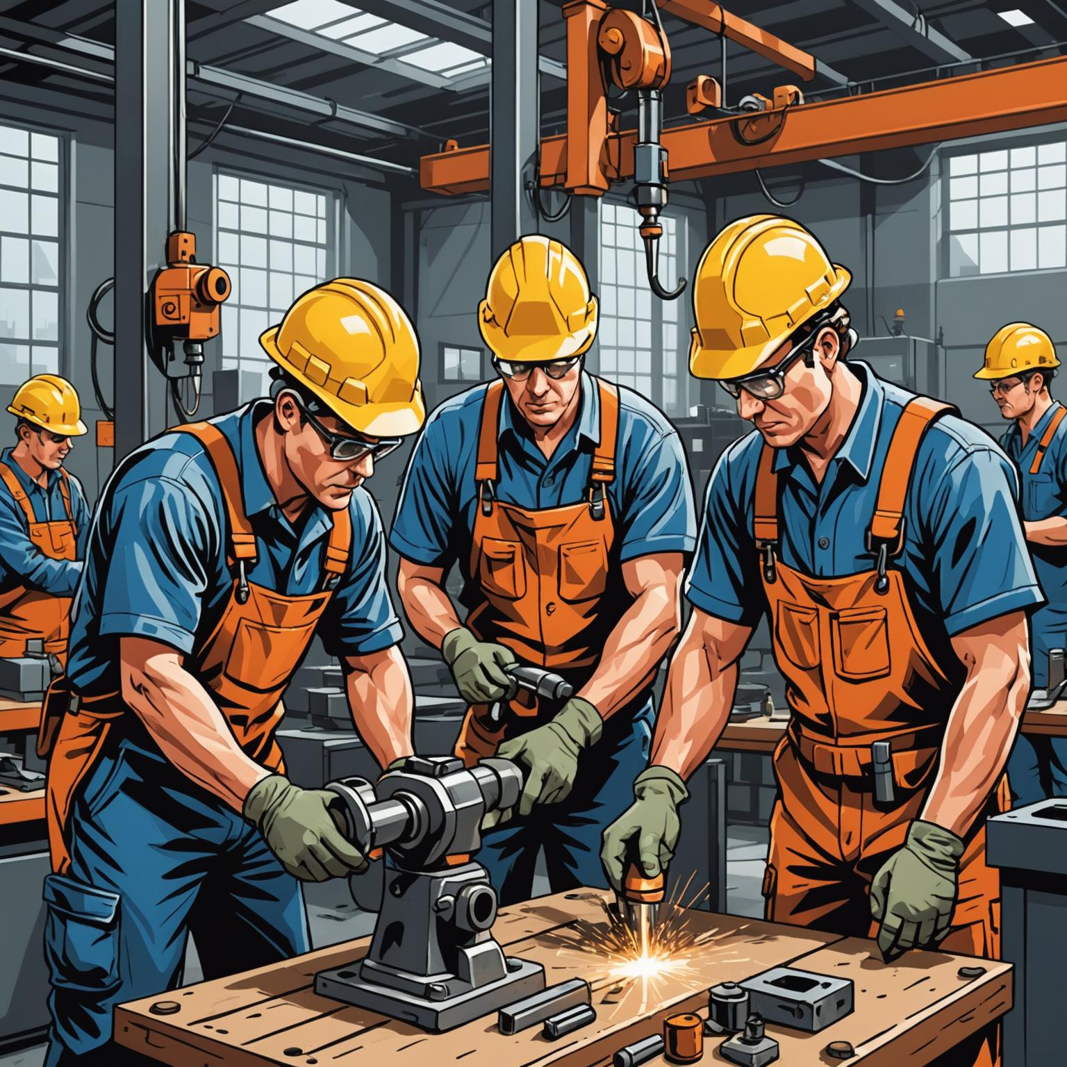 Precision fasteners and CNC parts from JINGLE used in industrial machinery