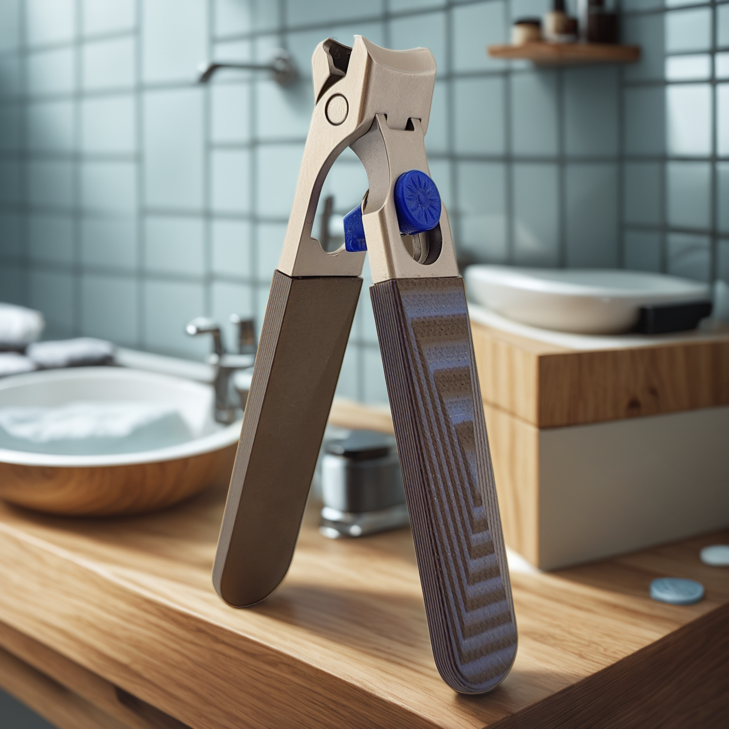 ergonomic nail clipper, travel nail clipper, nail clippers for thick nails