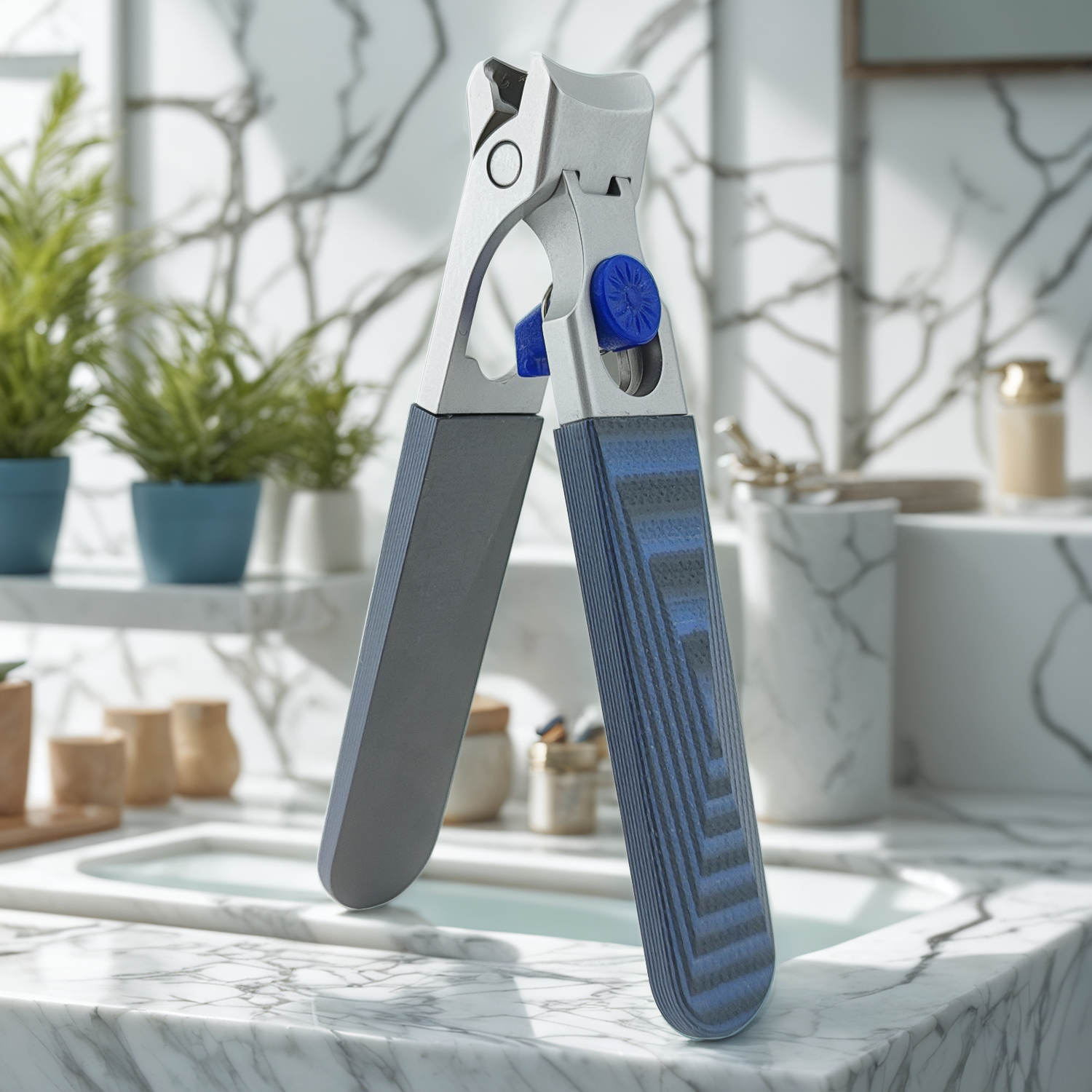 ergonomic nail clipper, travel nail clipper, nail clippers for thick nails