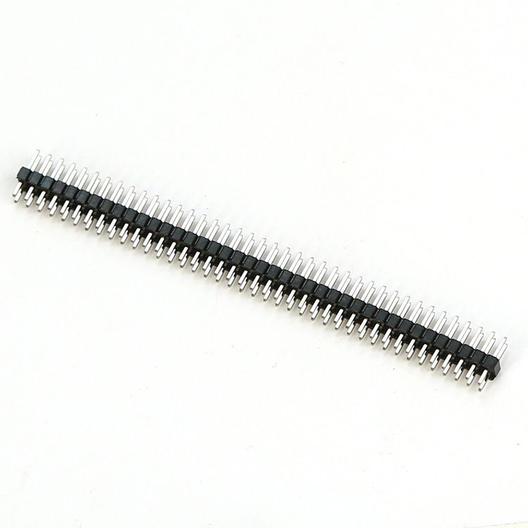 ZB1421-S-2.54 , 1421-S-2.54 , 1421-2.54 , Dual-Row 180 degrees Straight Pin Header , 2-xxp