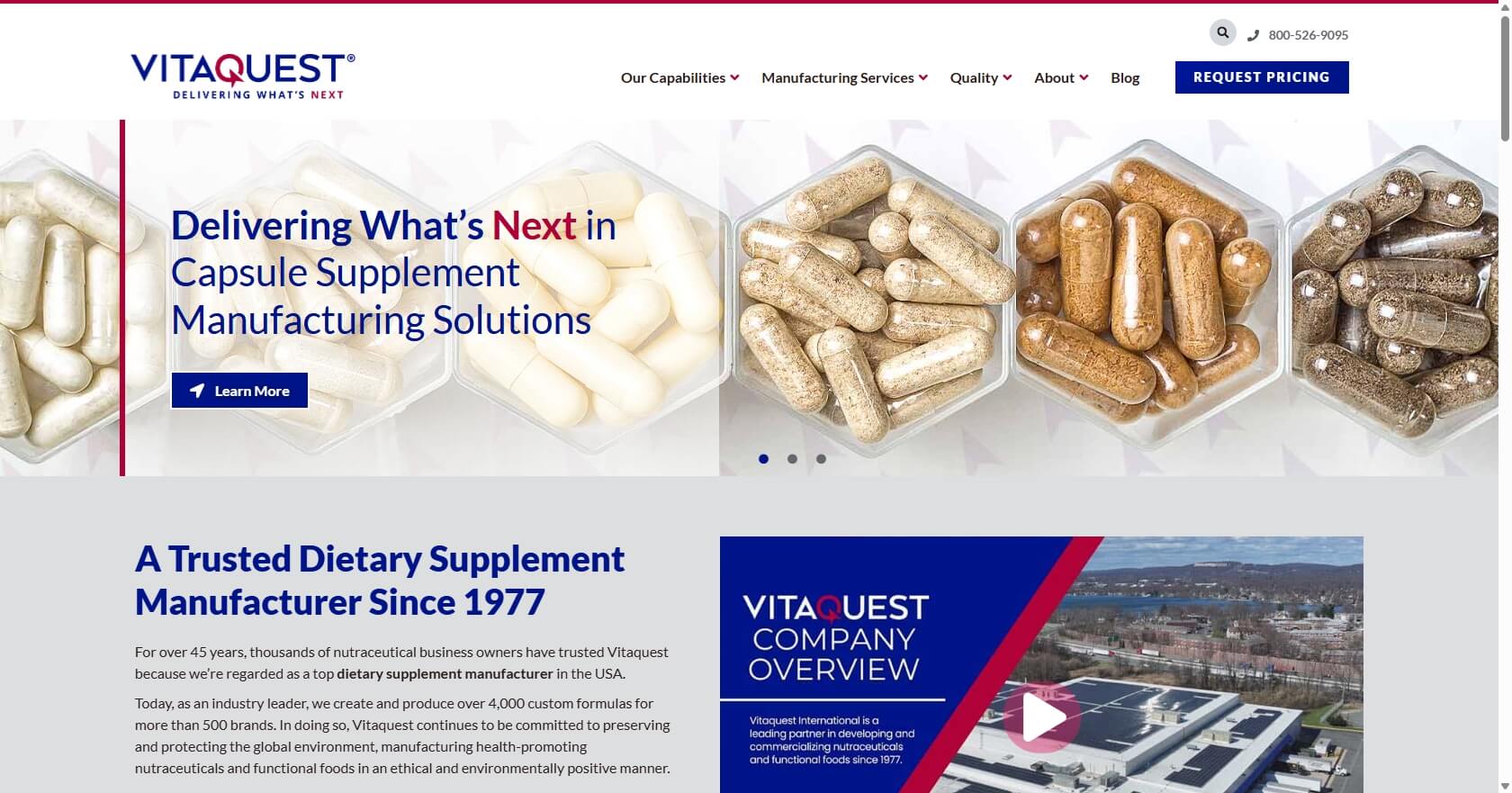 Vitaquest private label site