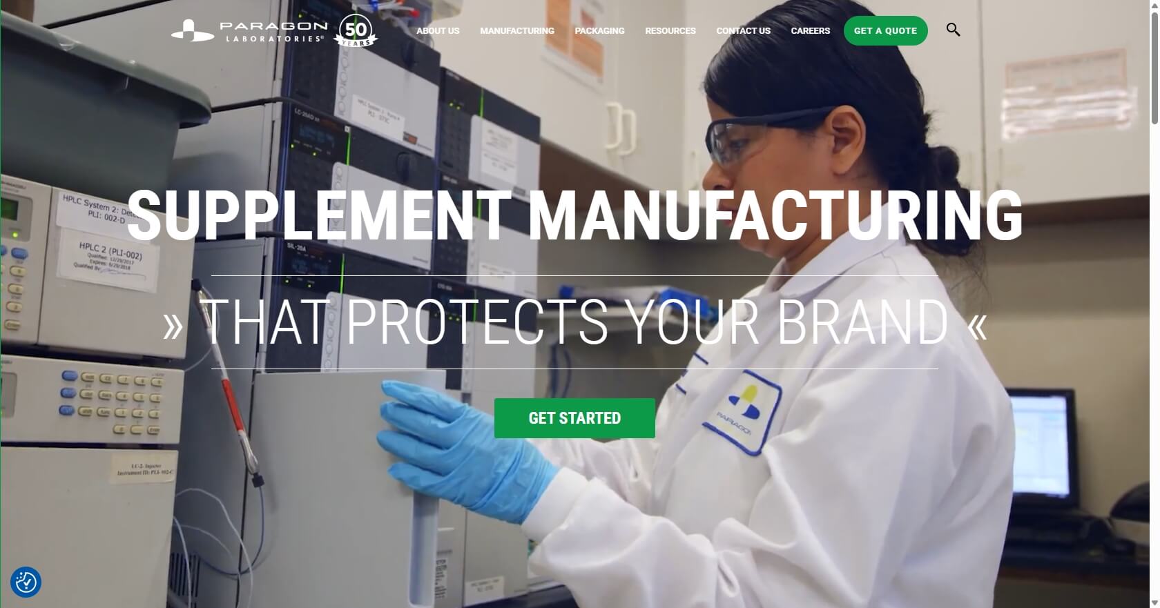Paragon Labs supplement site