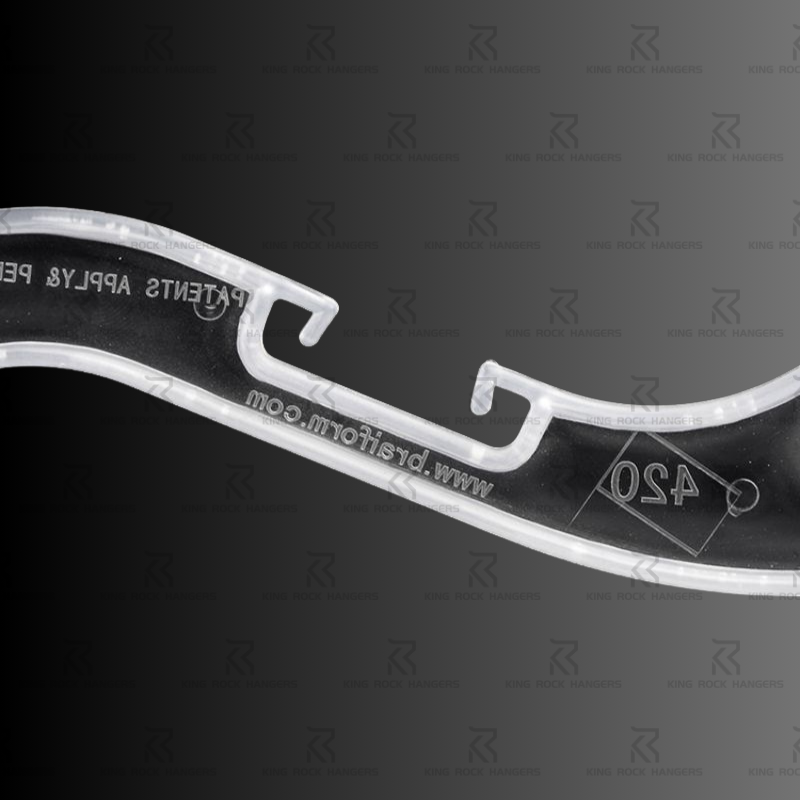 Wholesale Children's 2-in-1 Plastic Hangers for Retailers