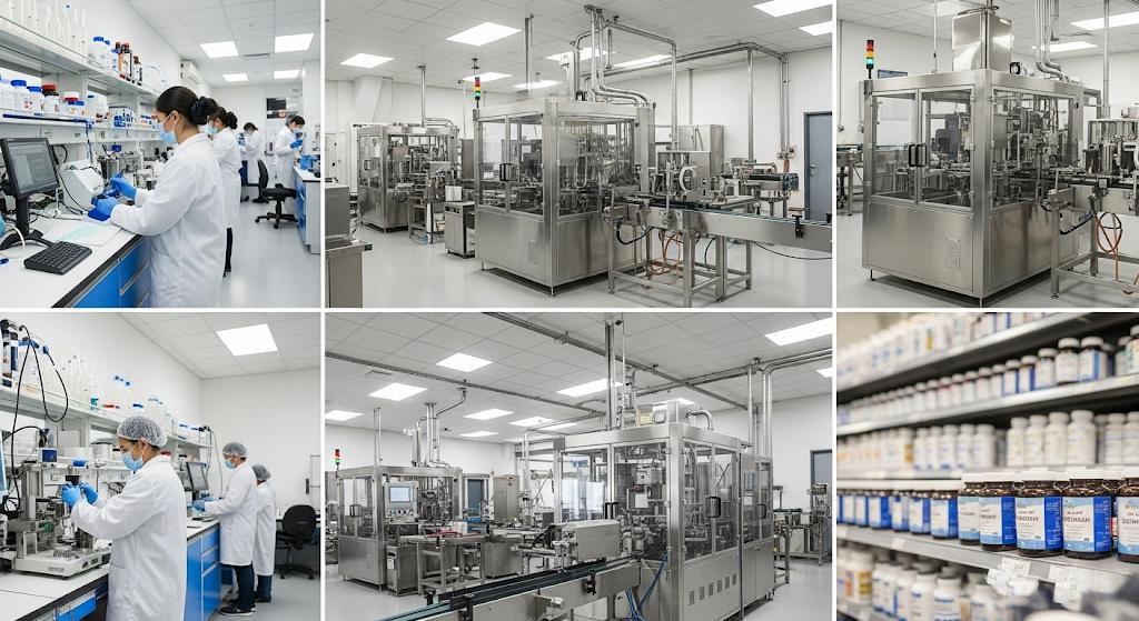 Stages of Supplement Manufacturing