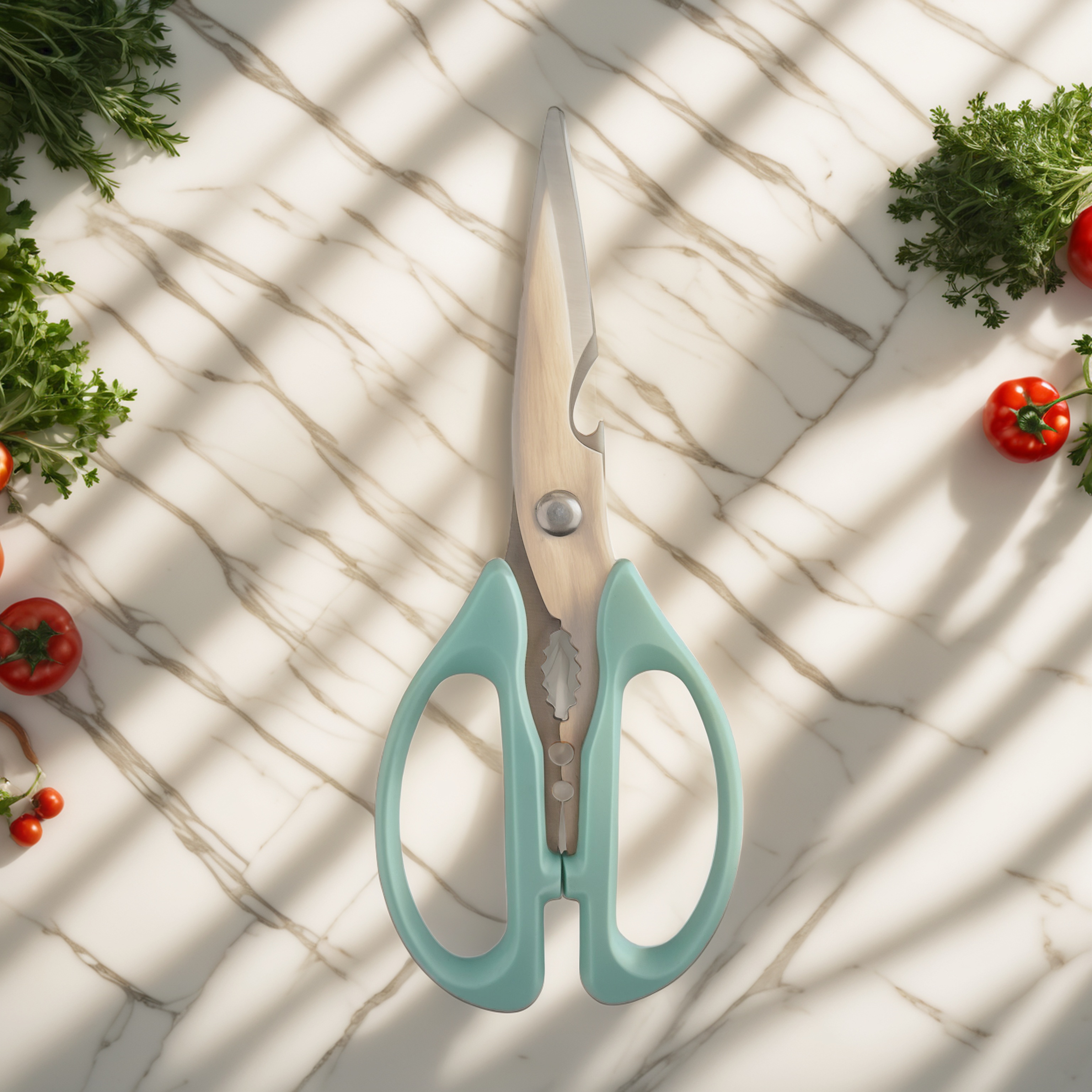 multi-functional kitchen scissors, OEM kitchen scissors Yangjiang, kitchen scissors manufacturing Yangjiang