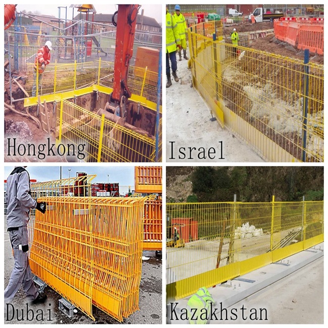 Giantdef edge protection barrier installed on a rooftop maintenance site