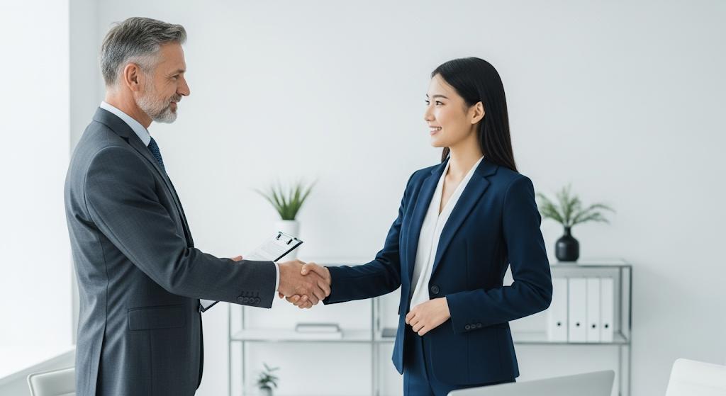 handshake: cooperation and partnership in market.