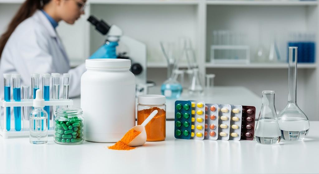 products in lab,science,quality control.