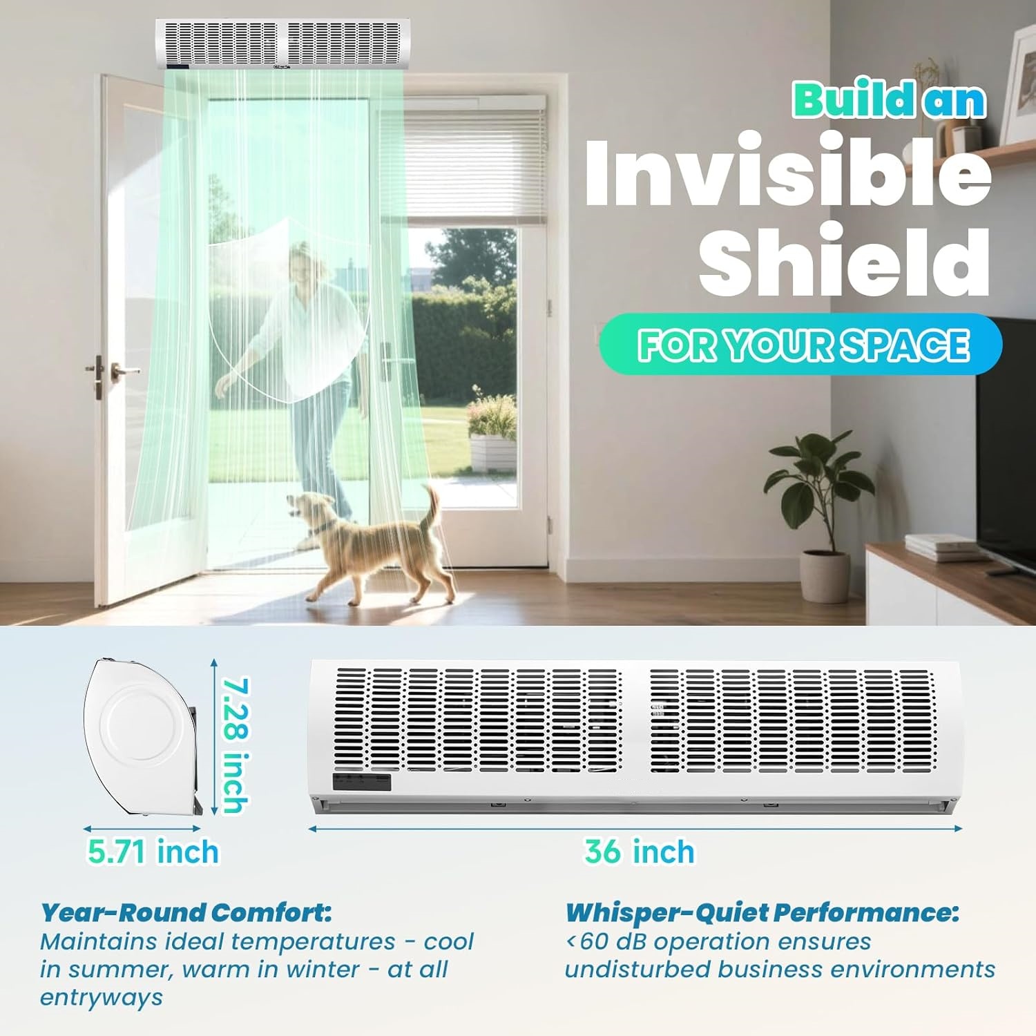 Revolutionize Your Space with the Advanced AC Air Curtain