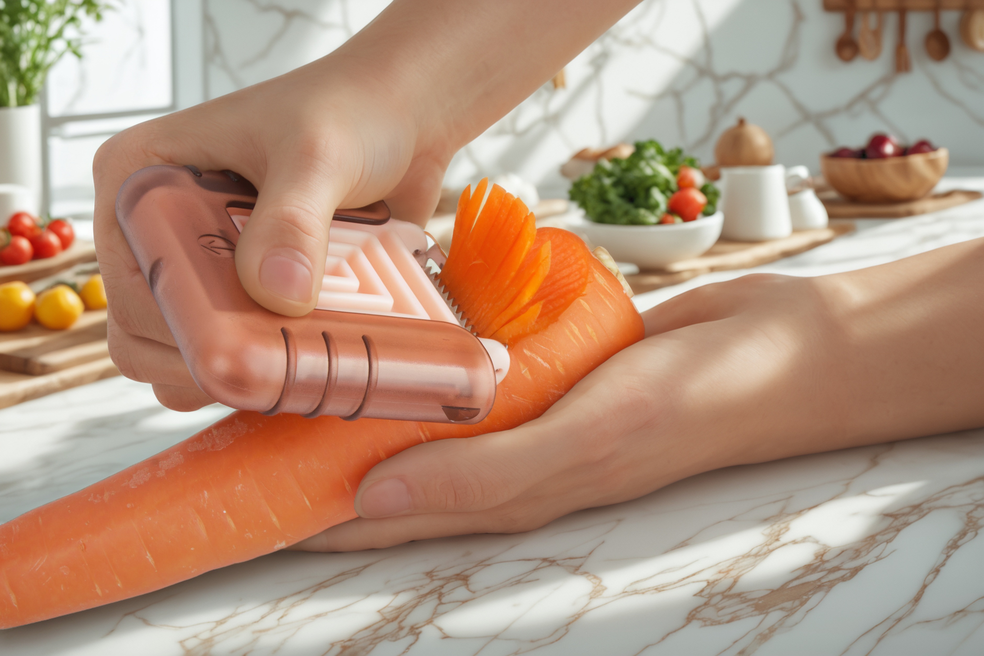 多功能的三用剥皮器:厨房革命